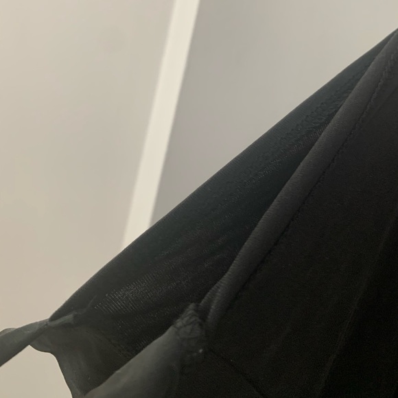 She+Sky Charcoal Grey Cold Shoulder Top With Ties - Picture 10 of 10